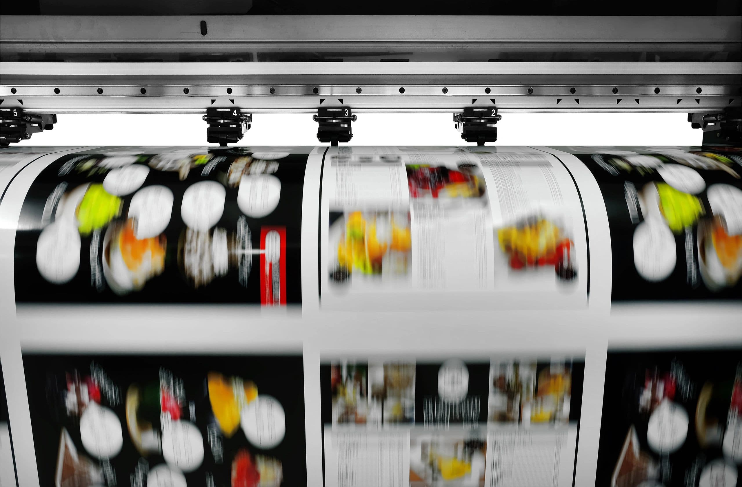 Abstract editorial composition
